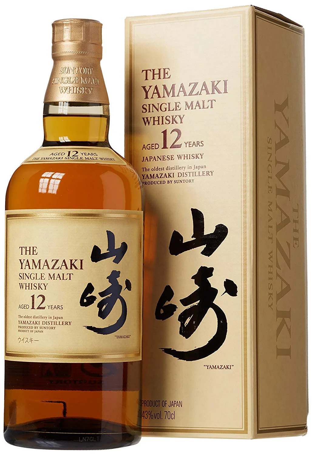 ウイスキー Suntory Whisky  12 Years 750ml Suntory Yamazaki 12 Year Old, Japanese Single Malt Whisky, Old